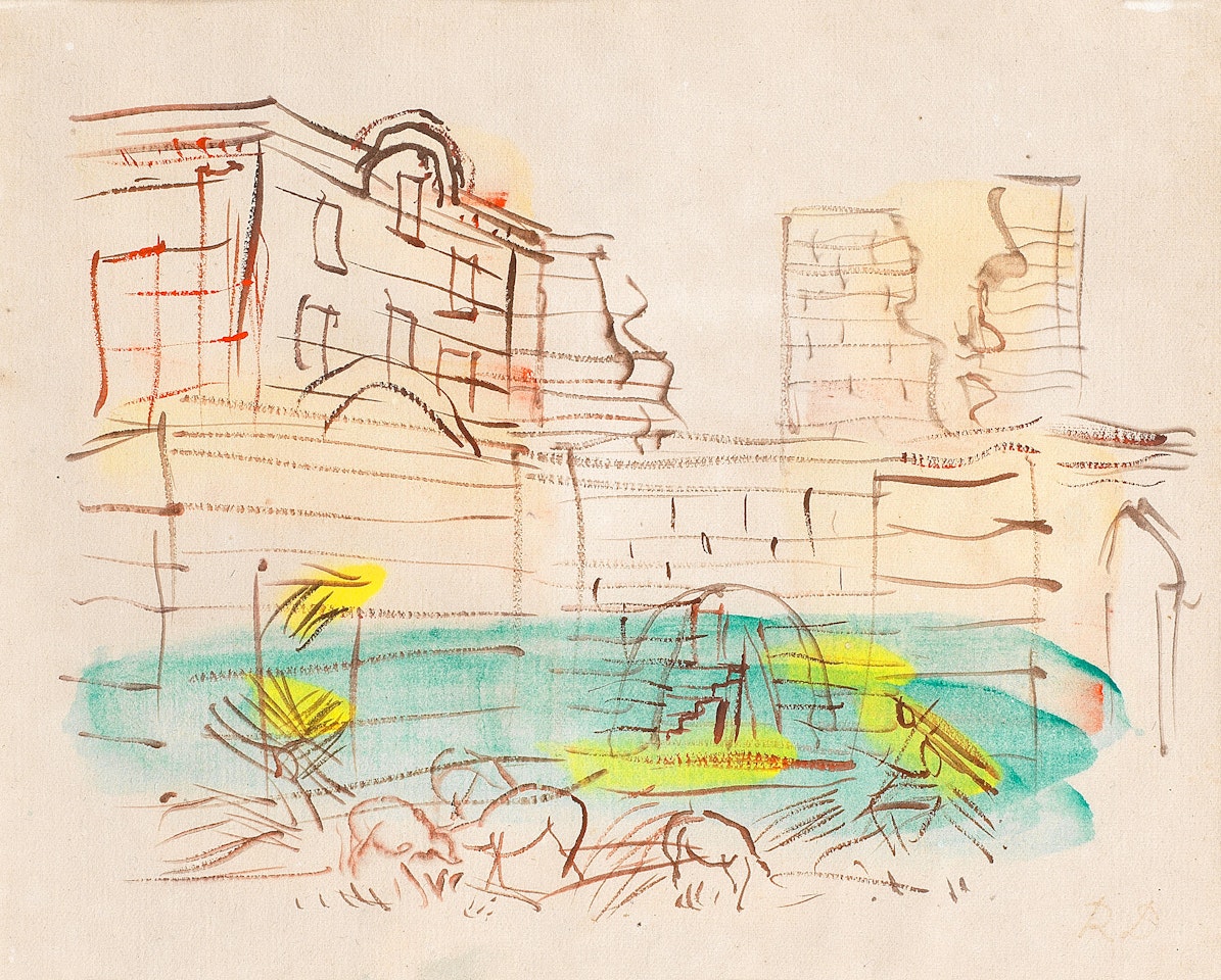 Étude pour 'Les nourritures terrestres' d'André Gide by Raoul Dufy
