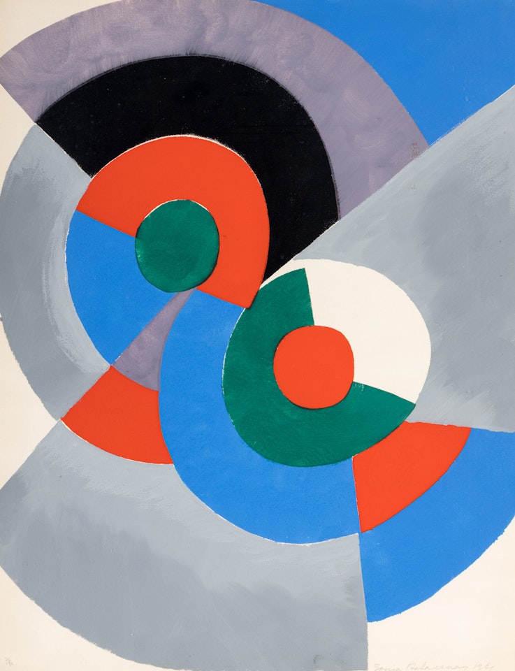 Untitled (from Poésie de Mots, Poésie de Couleurs) by Sonia Delaunay