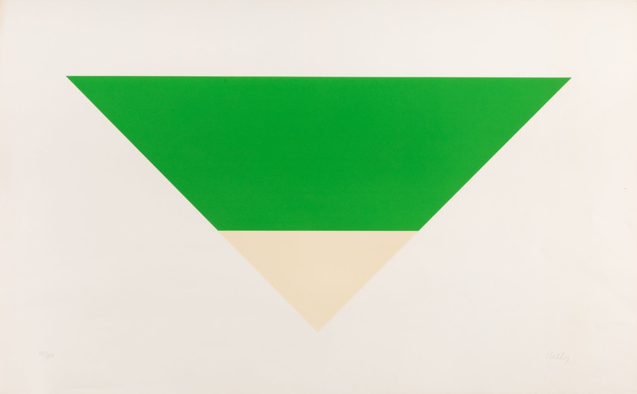 Green/White by Ellsworth Kelly