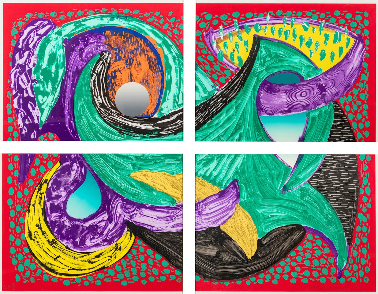 Going Round (from Some More New Prints) by David Hockney