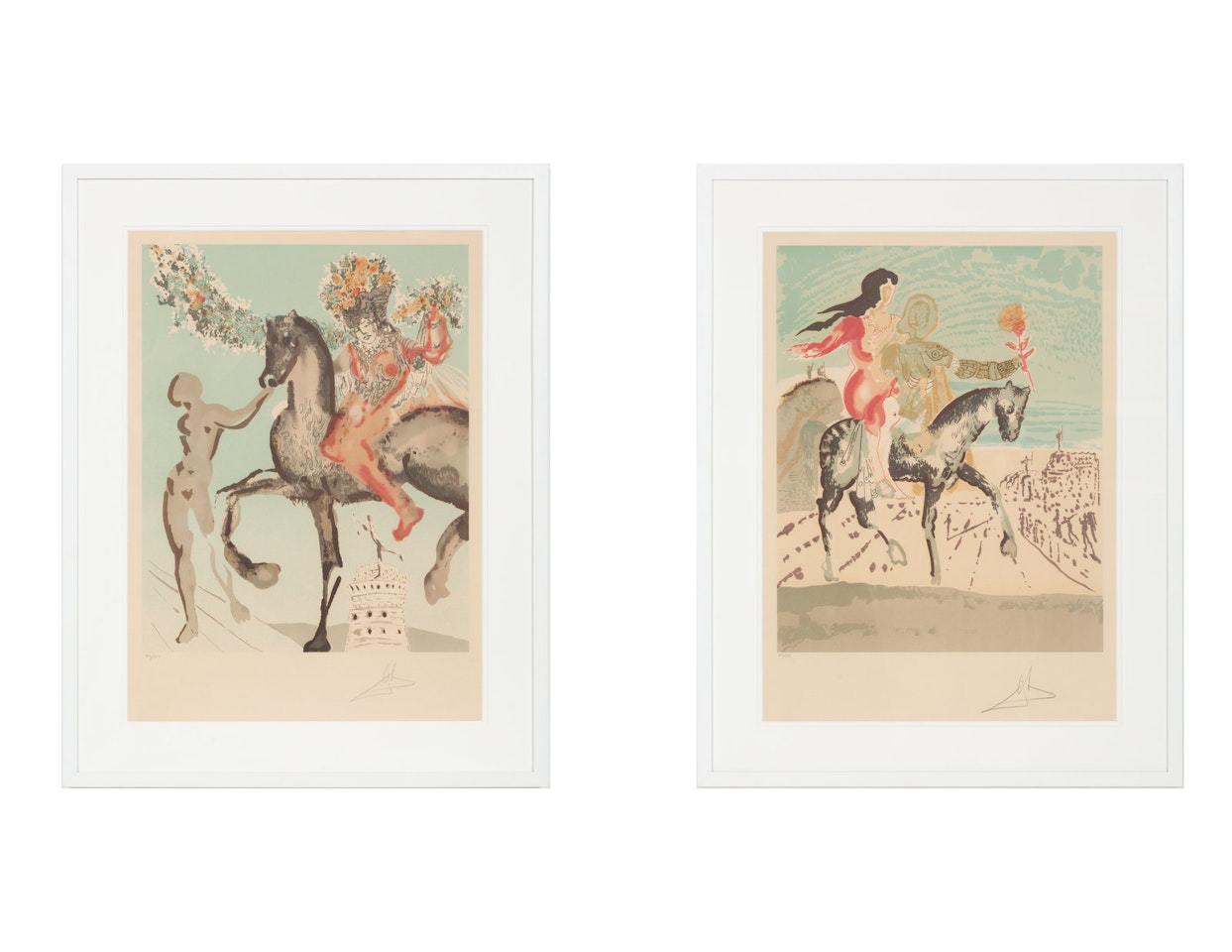 New Jerusalem (complete suite of two works) by Salvador Dali