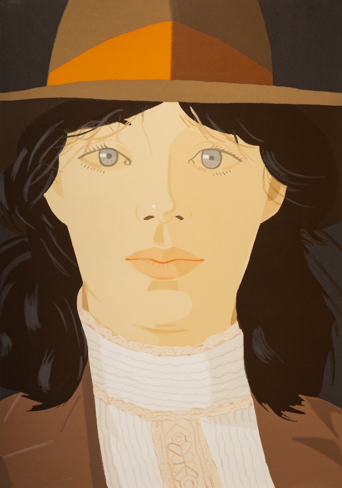 The Orange Band by Alex Katz