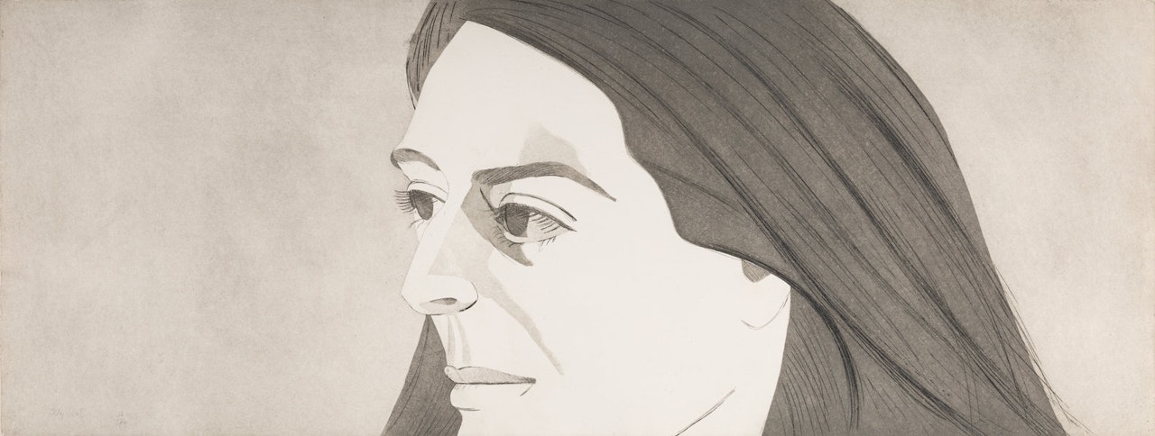 Large Head of Ada by Alex Katz