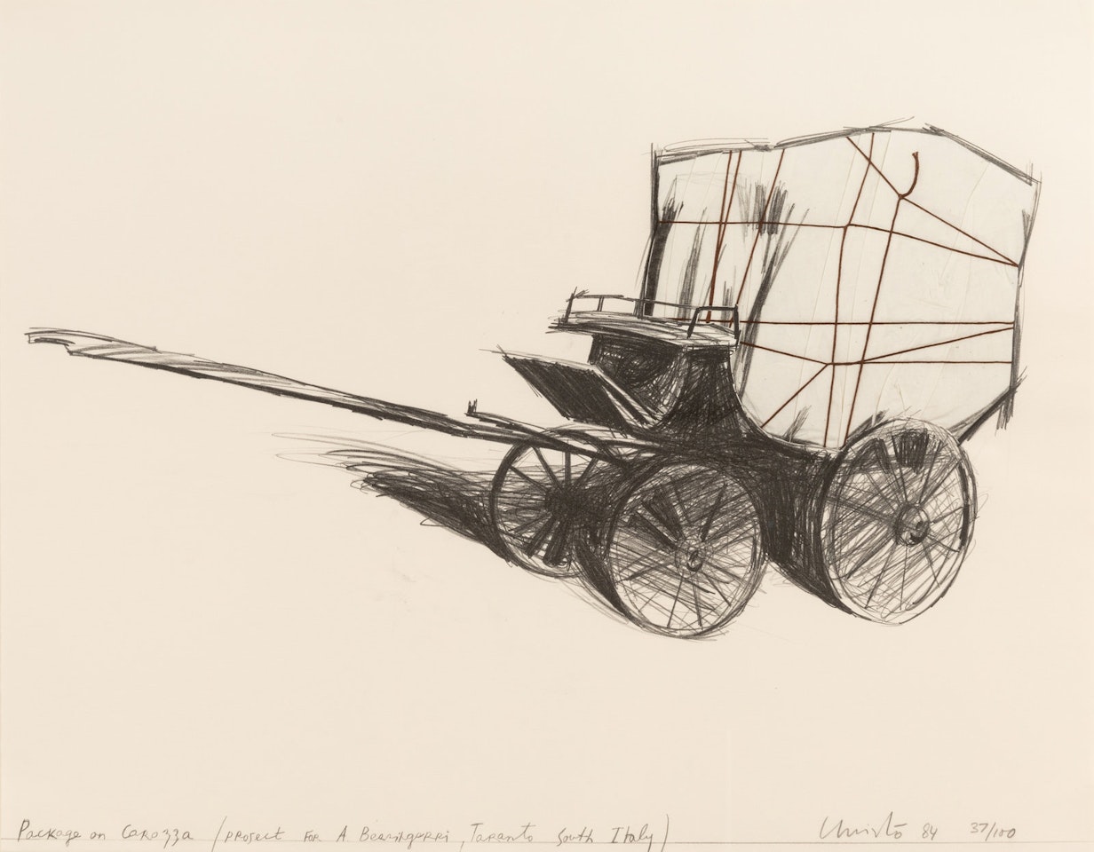 Package on Carozza, Project for A. Berlingieri, Taranto, South Italy by Christo