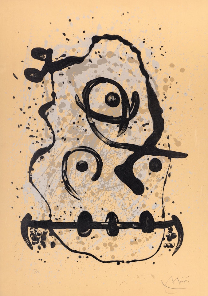 L'Homme Polyglot - Sable by Joan Miró