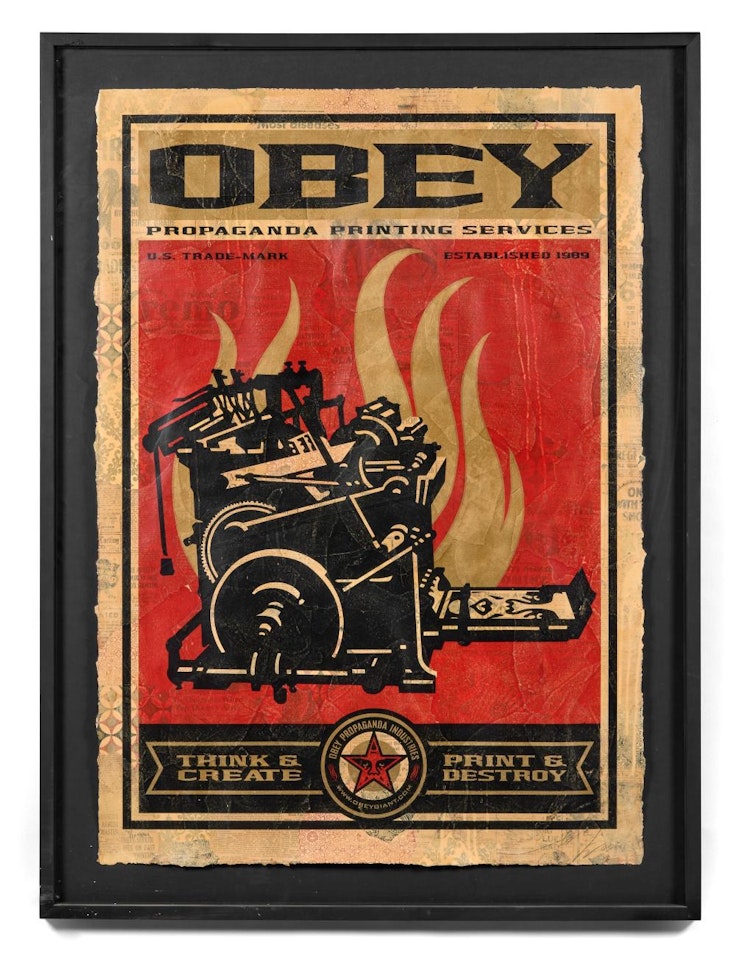 Print and Destroy by Shepard Fairey
