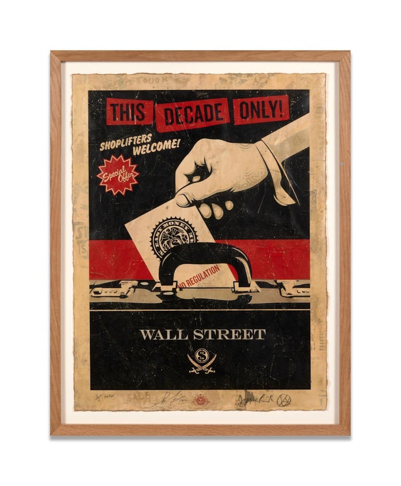 Shoplifters Welcome by Shepard Fairey