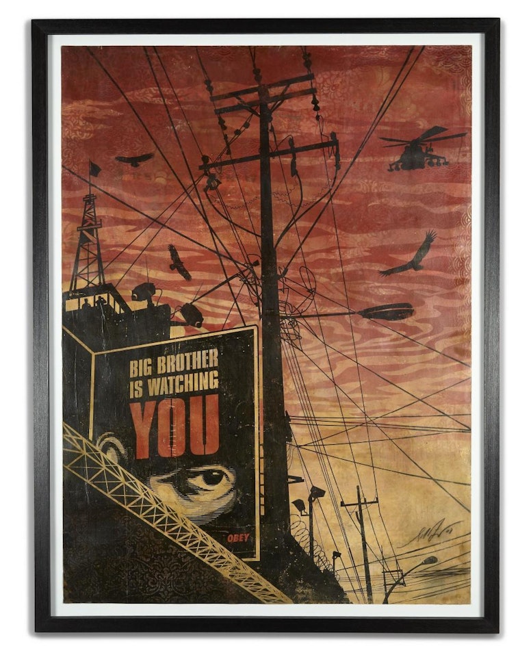Big Brother City by Shepard Fairey
