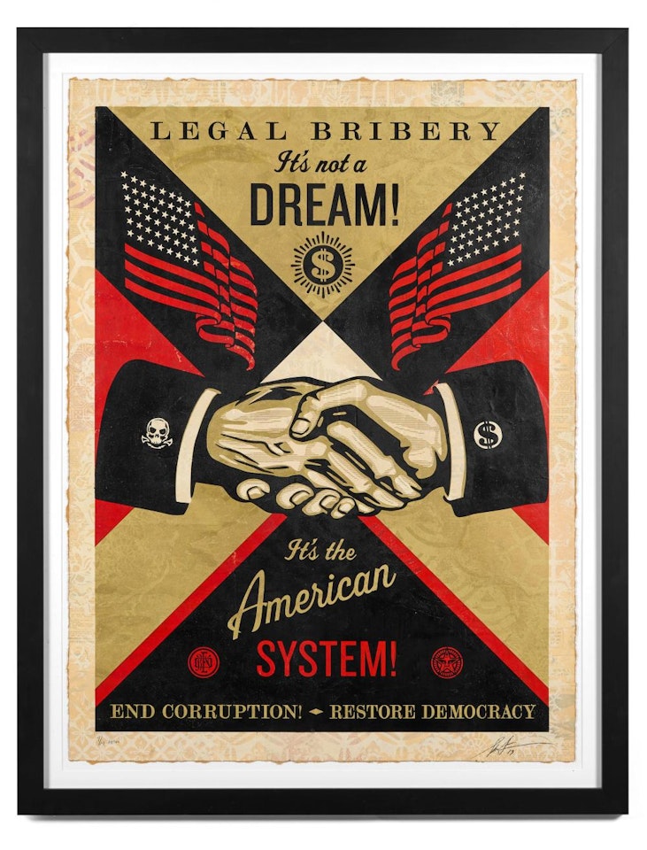 End Corruption by Shepard Fairey