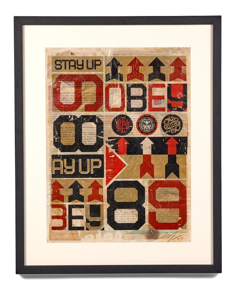 Rise Above Arrows Pattern by Shepard Fairey