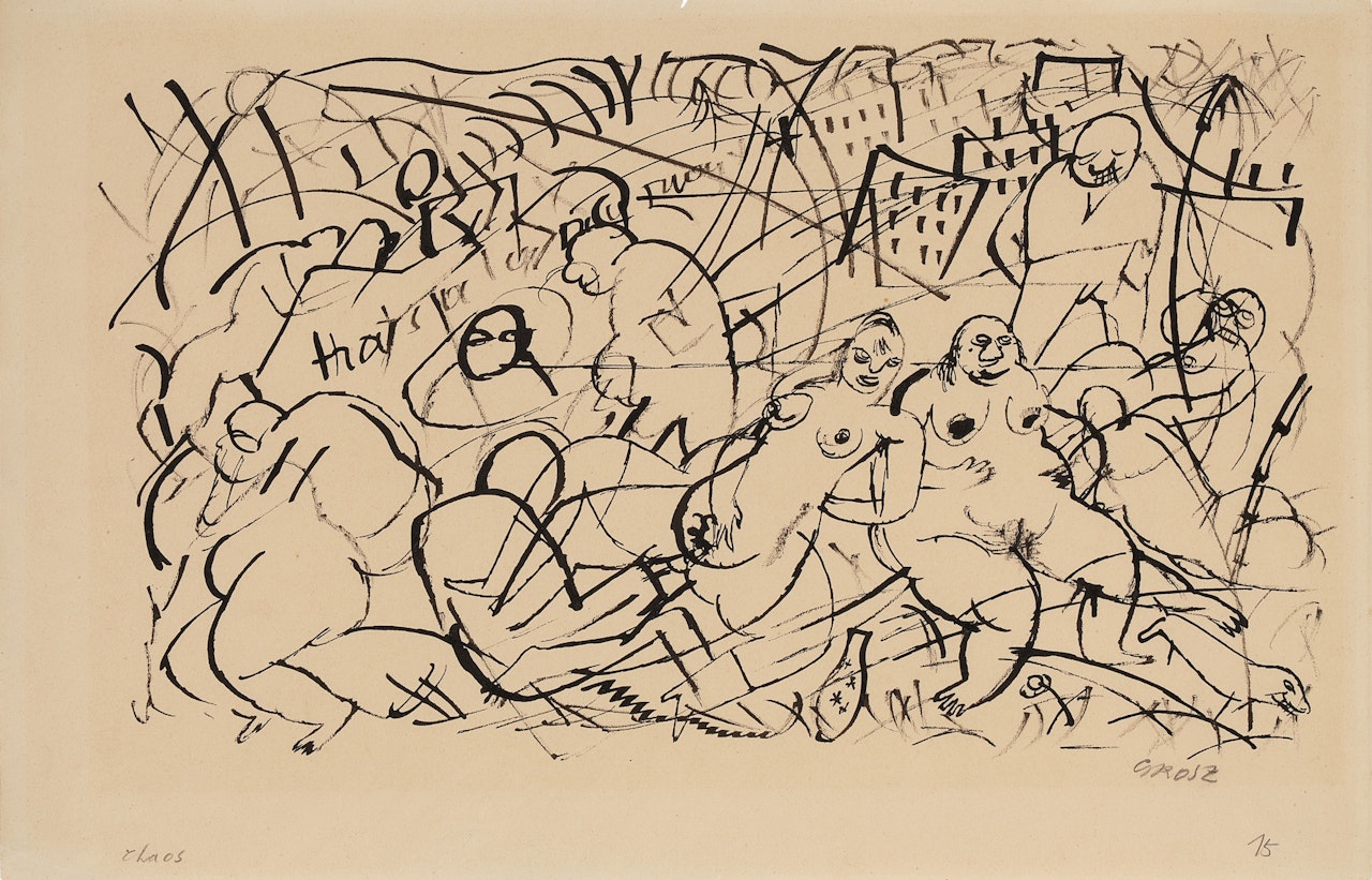 Chaos by George Grosz