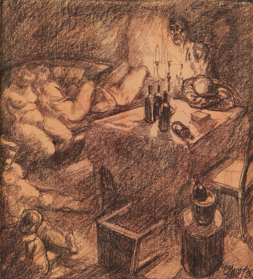 Bordellszene (Brothel Scene) by George Grosz