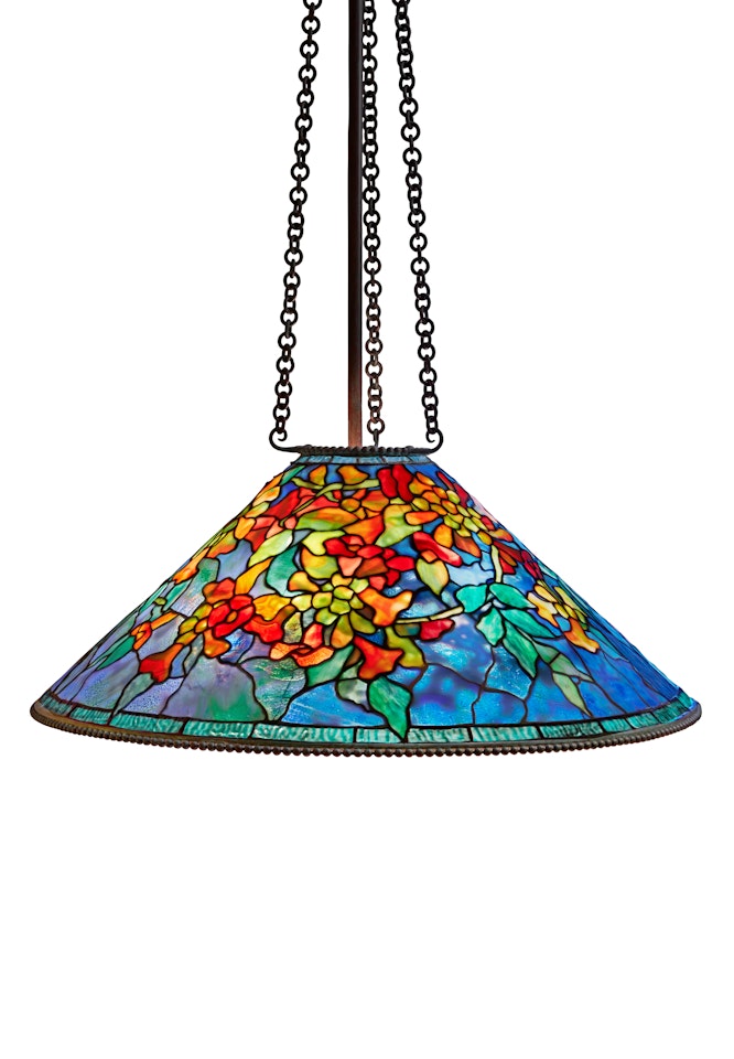 "Trumpet Creeper" Chandelier by Tiffany Studios