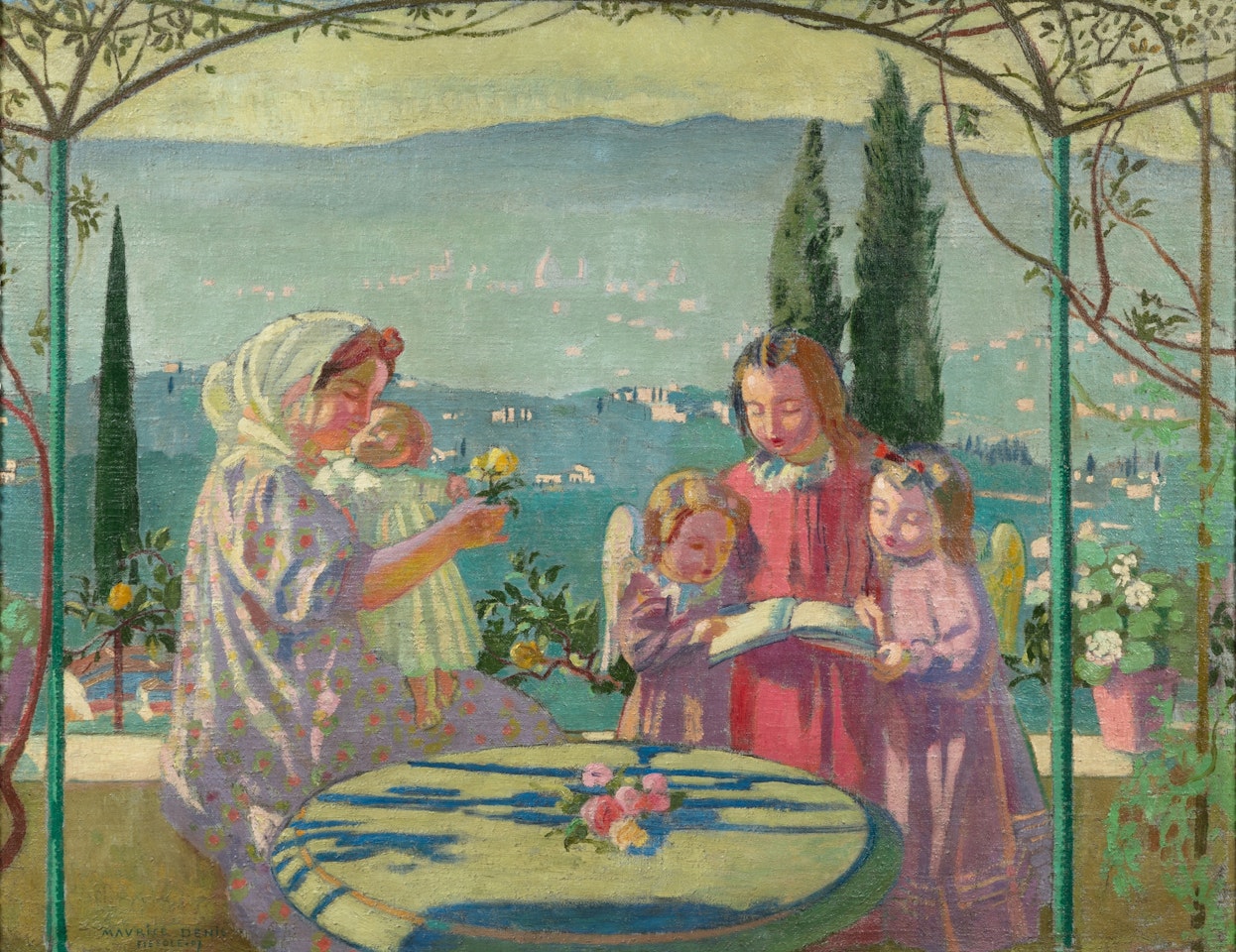 Cantique à la Madone, Fiesole, le matin by Maurice Denis
