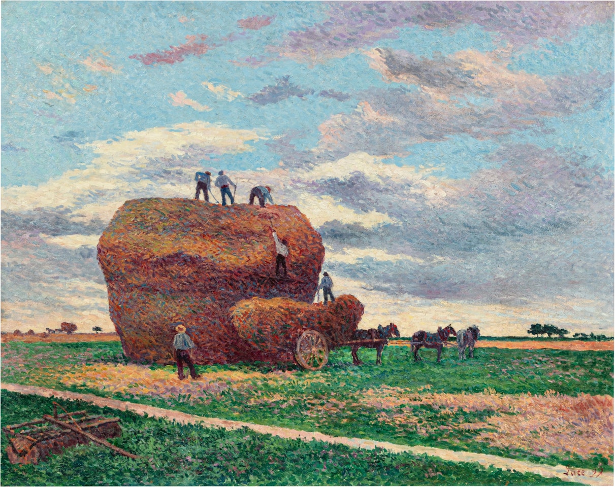 La meule de foin by Maximilien Luce