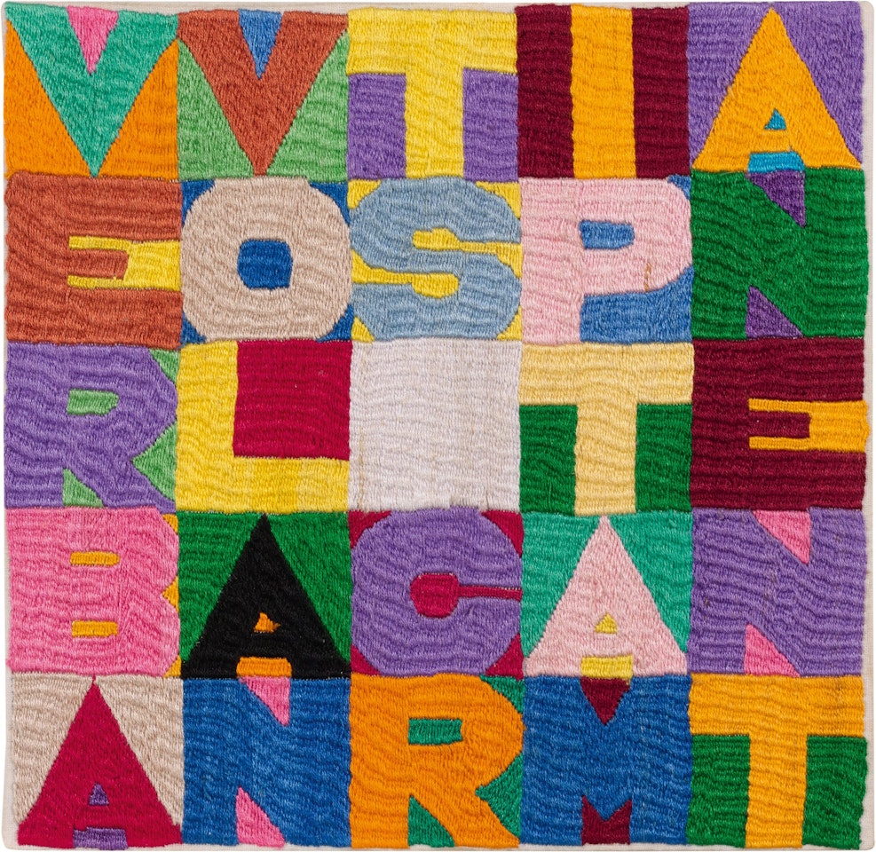 Verba volant scripta manent by Alighiero Boetti