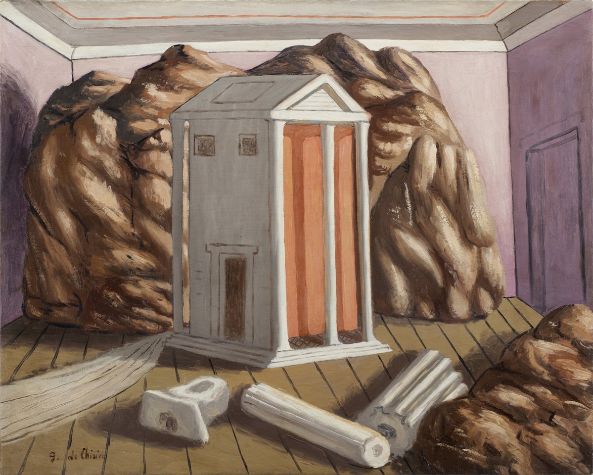 Tempio in una stanza by Giorgio de Chirico