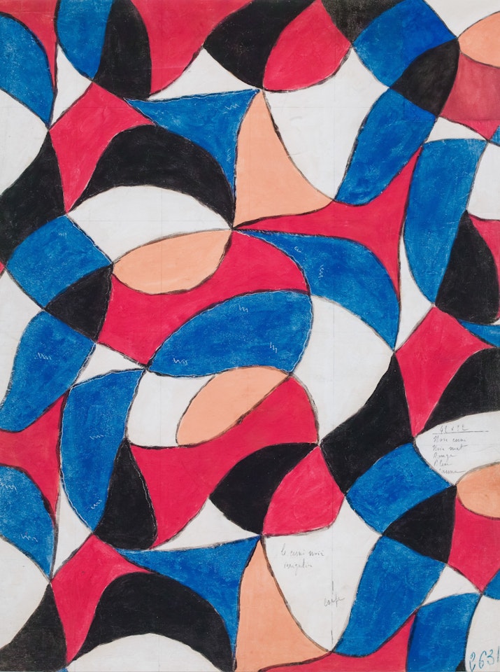 Projet pour tissu by Serge Poliakoff