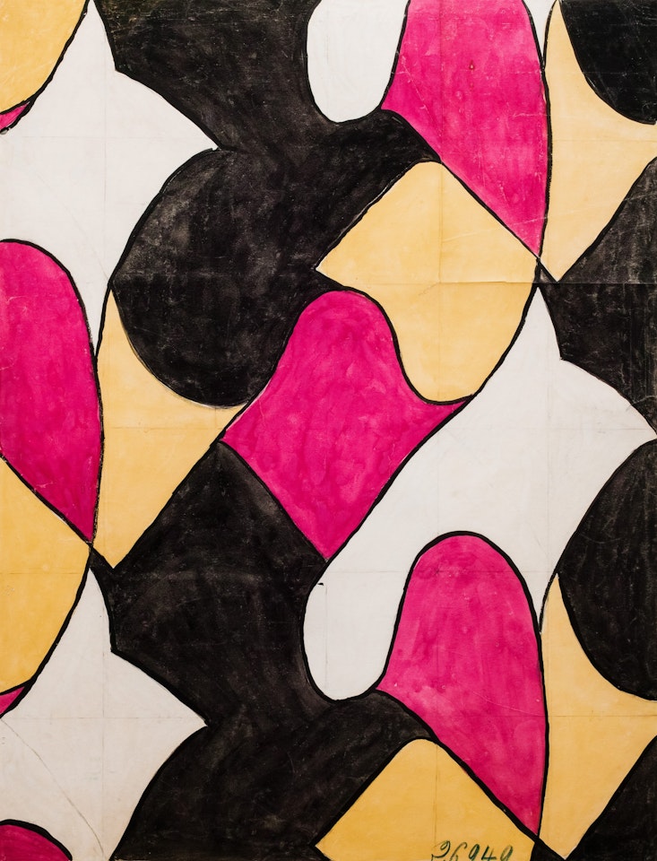 Projet pour tissu by Serge Poliakoff