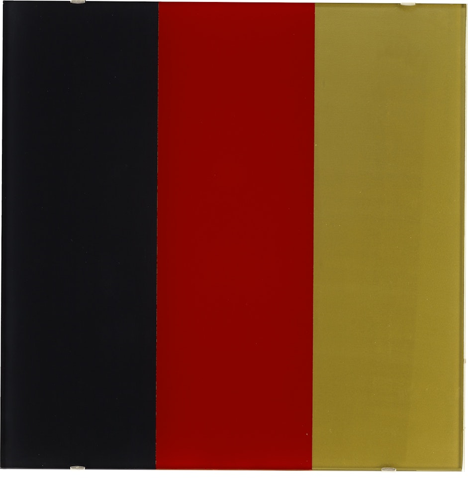 Schwarz, Rot, Gold III (Black, Red, Gold III) (B. 109) by Gerhard Richter