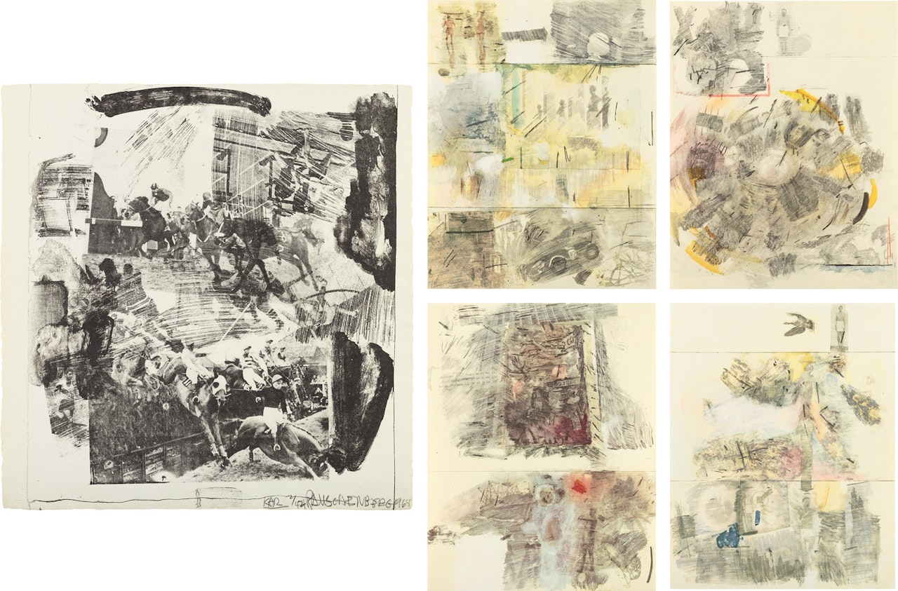 XXXIV Drawings for Dante's Inferno (F. 19, S. 15) by Robert Rauschenberg