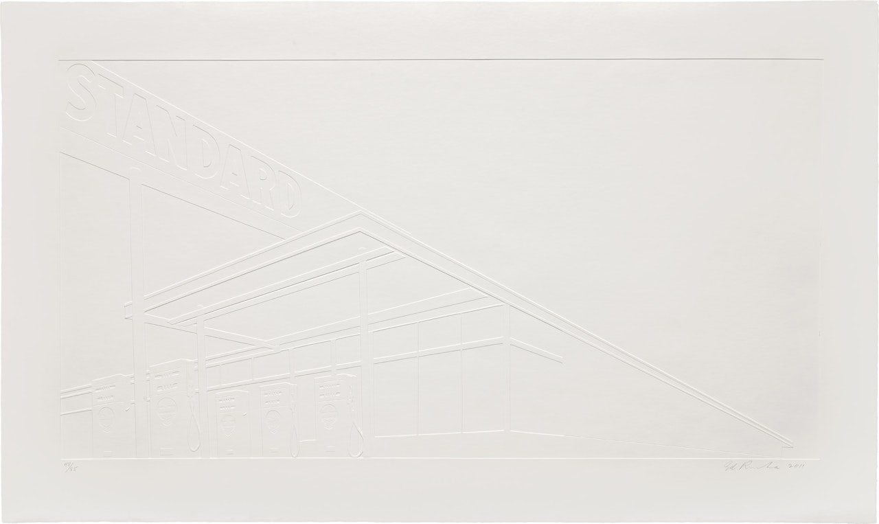 Ghost Station by Ed Ruscha