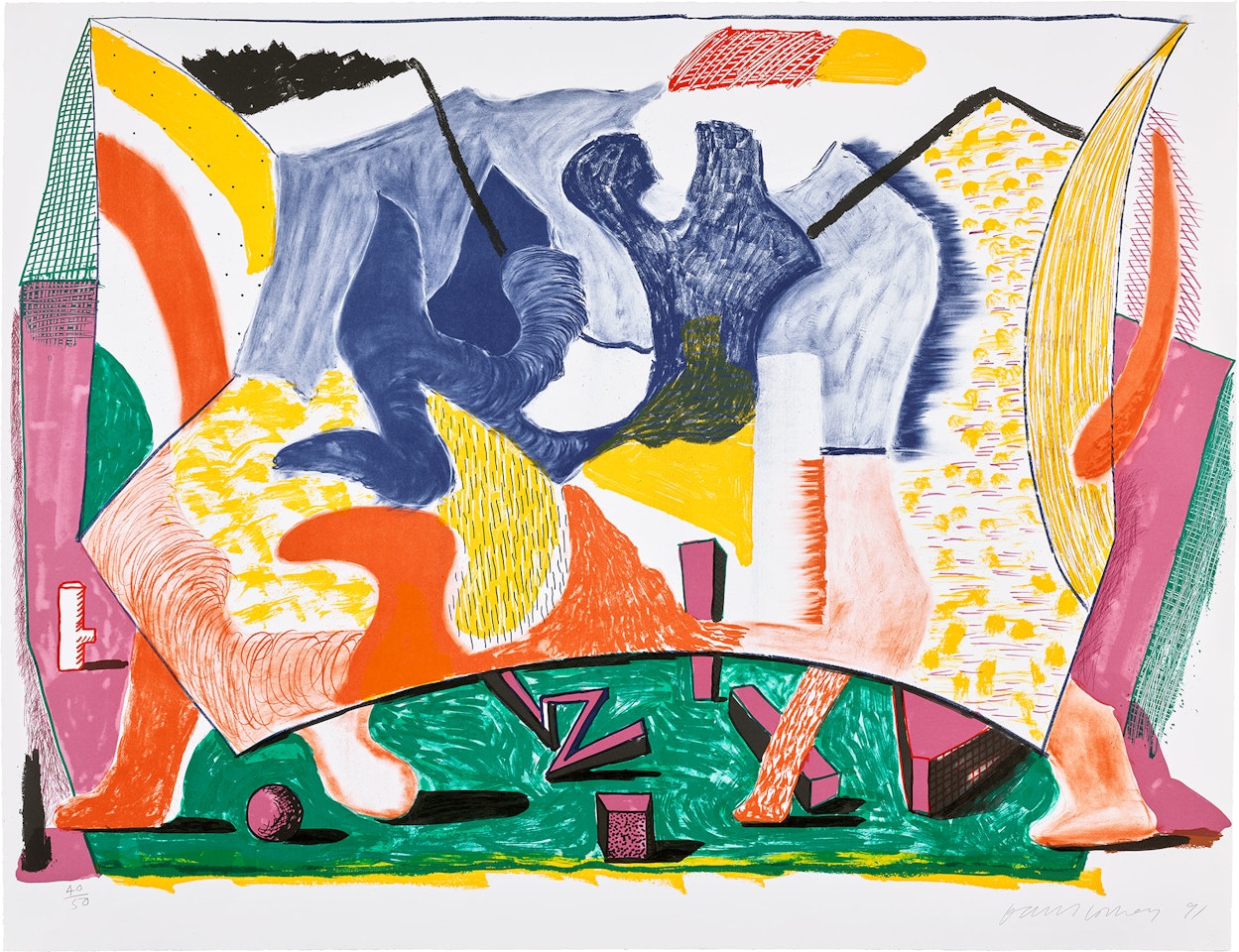 Twelve Fifteen by David Hockney