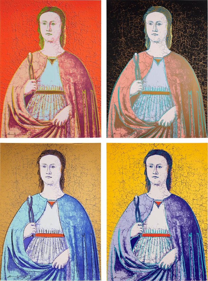 Saint Apollonia (F. & S. 330-333) by Andy Warhol