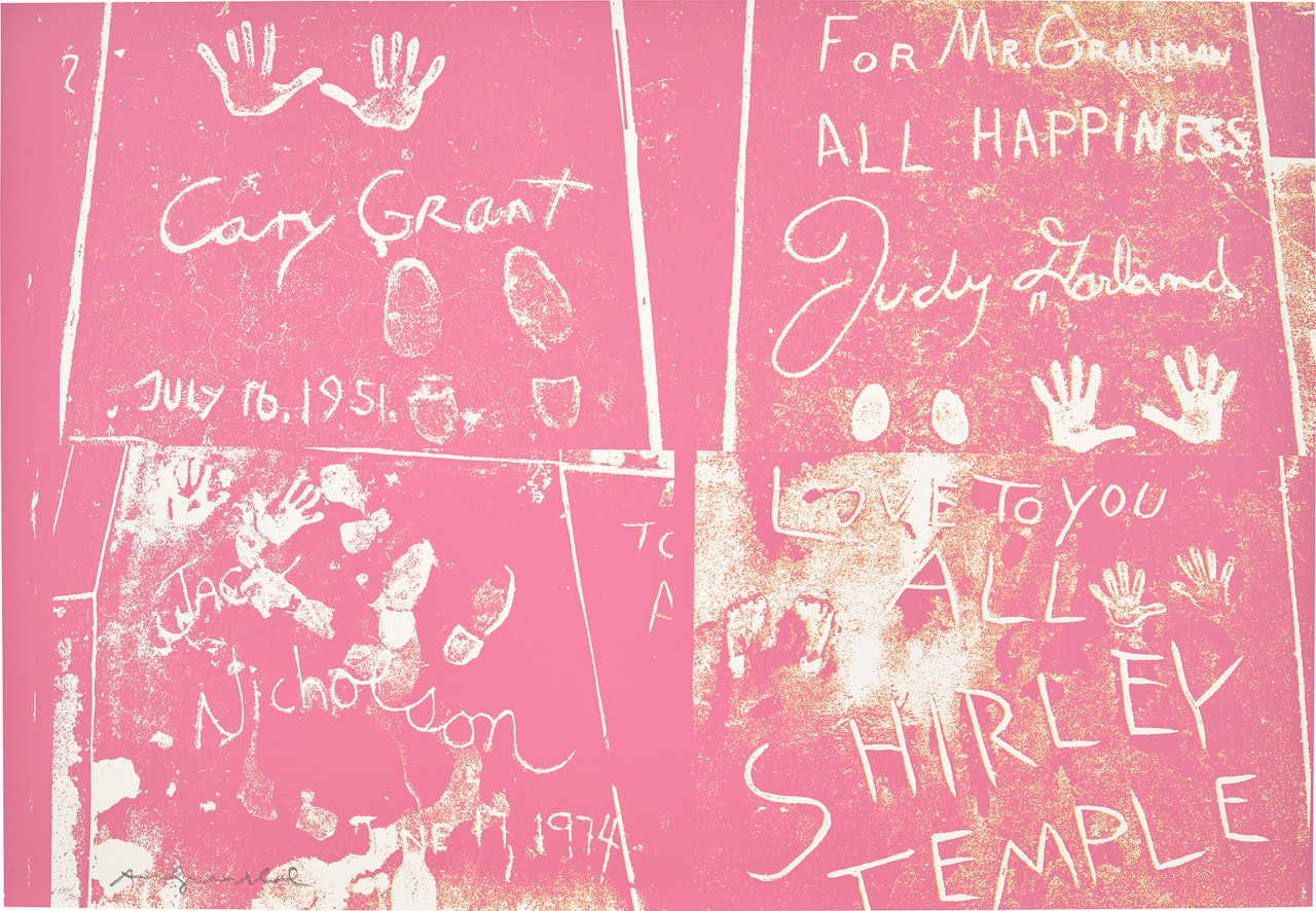 Sidewalk, from Eight by Eight to Celebrate the Temporary Contemporary (F. & S. 304) by Andy Warhol