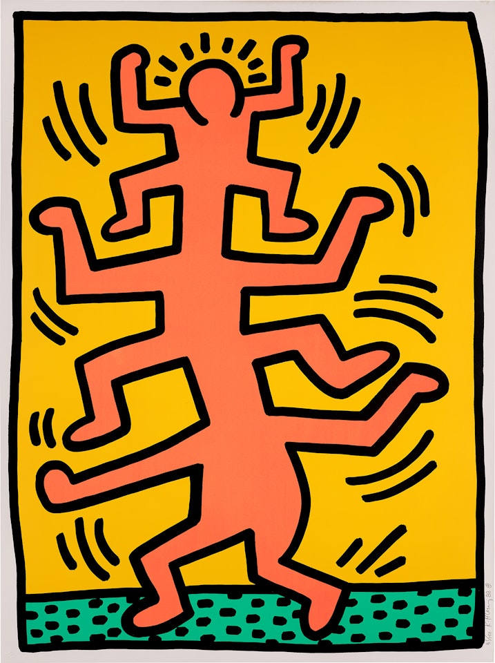 Growing 1 (L. p. 89) by Keith Haring