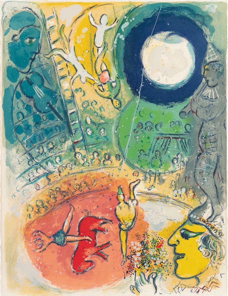 Le Cirque (The Circus): plate 12 (M. 501, see C. bks. 68) by Marc Chagall