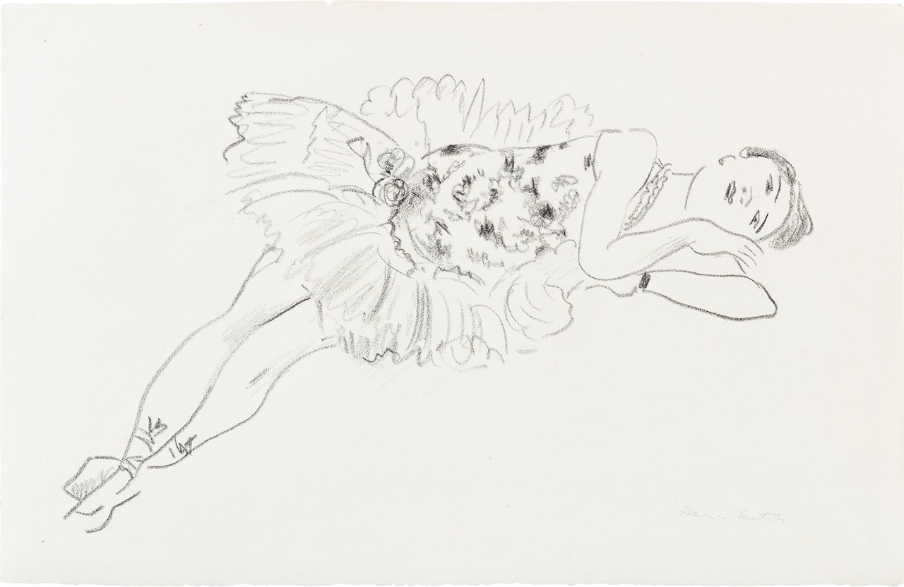 Danseuse étendue (Dancer Extended), from Dix Danseuses (Ten Dancers) (D. 488) by Henri Matisse