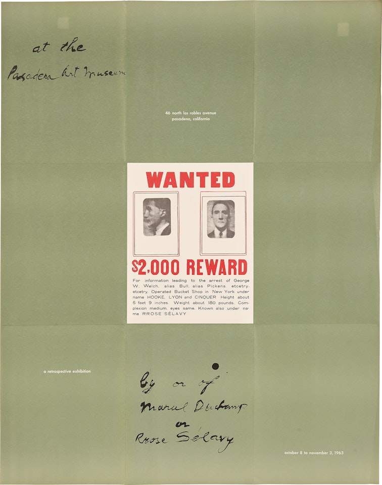 A Poster within a Poster (S. 588) by Marcel Duchamp