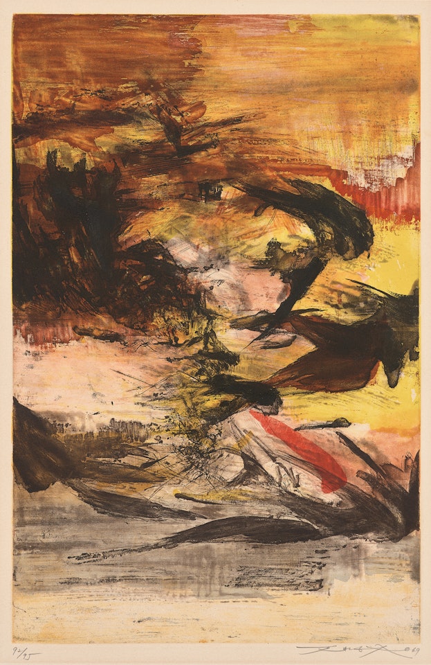 Untitled (Å. 202) by Zao Wou-Ki