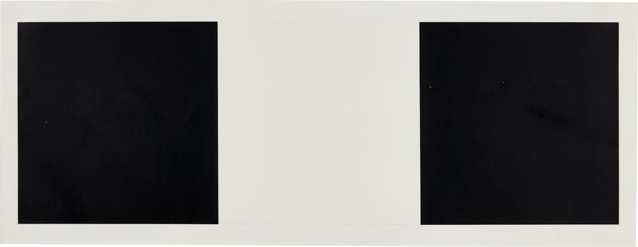 Two Blacks and White (G. 459, A. 86) by Ellsworth Kelly