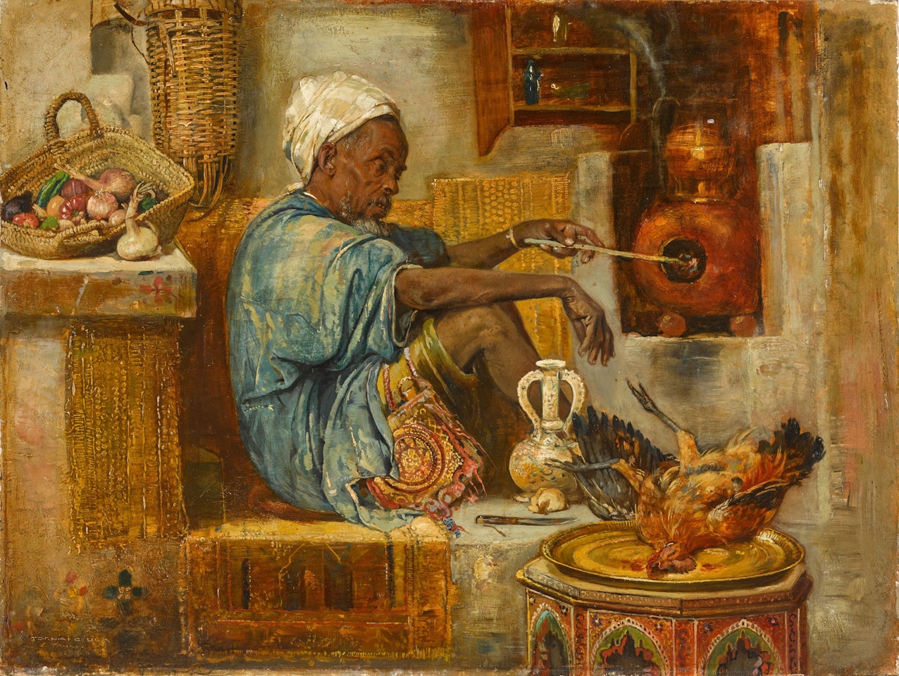 The Merchant by Gyula Tornai