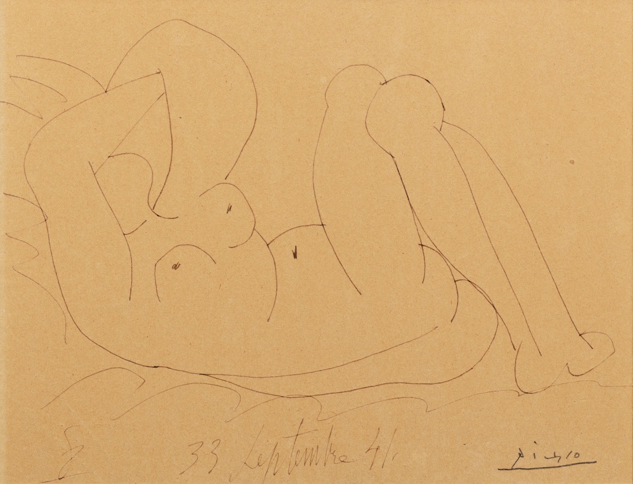 Dessin à l'encre by Pablo Picasso