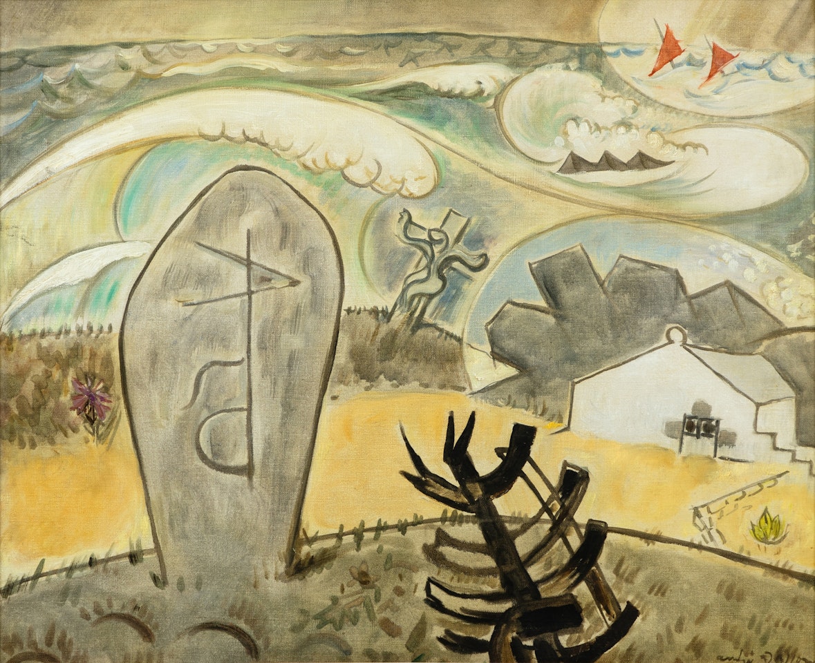 Le Menhir by André Masson
