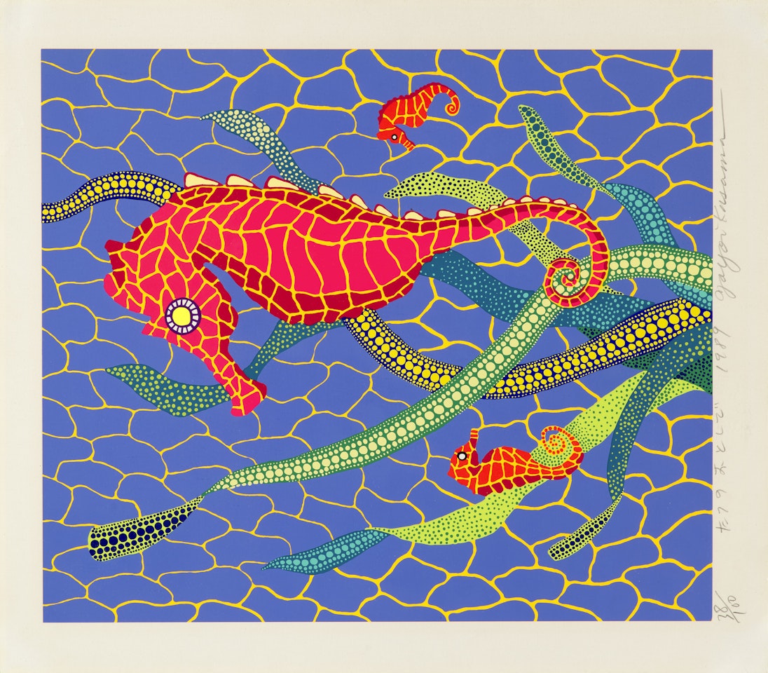 Seahorses by Yayoi Kusama