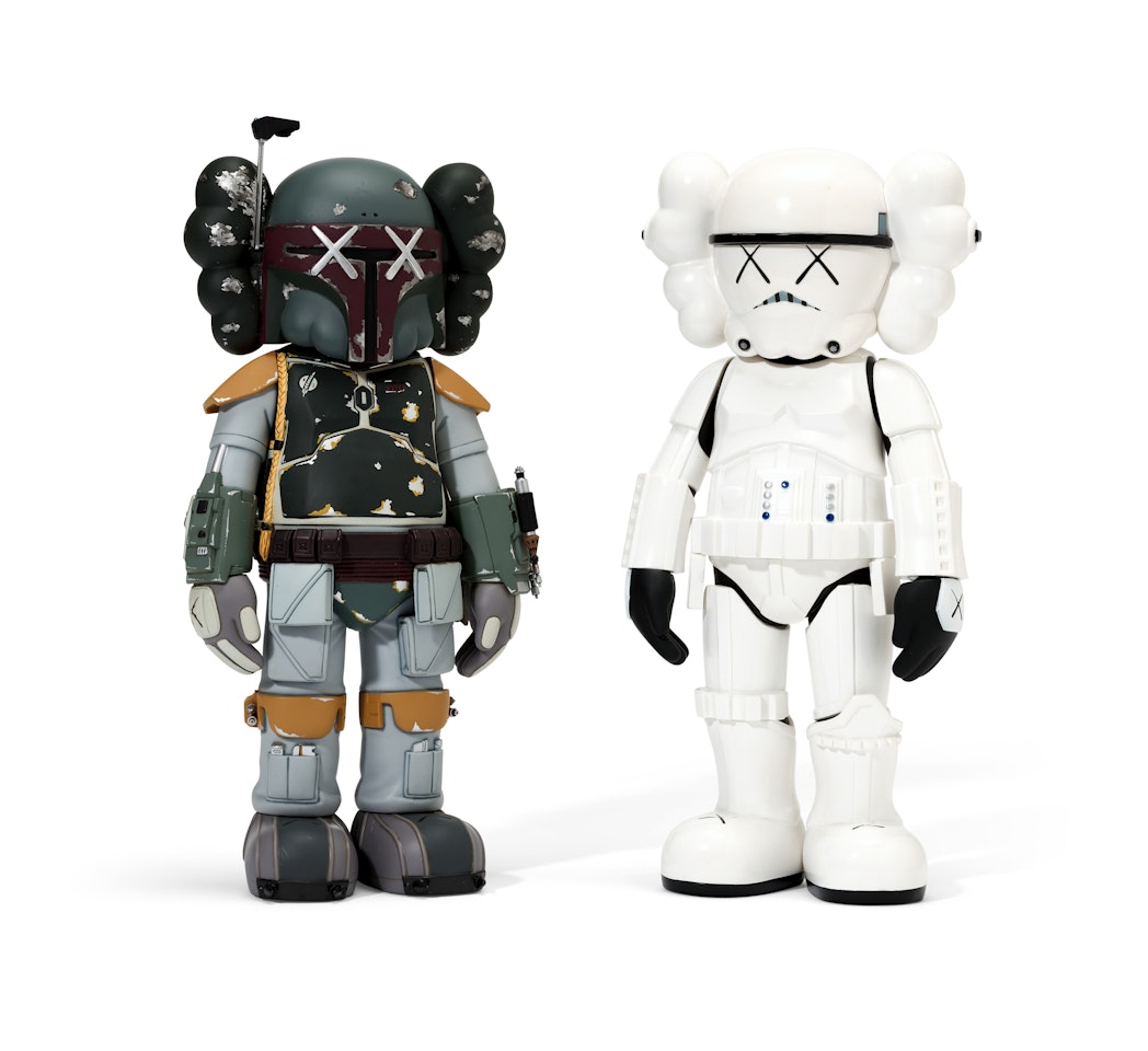 Star Wars Boba Fett Companion; & Star Wars Stormtrooper Companion (Two Works) by Kaws