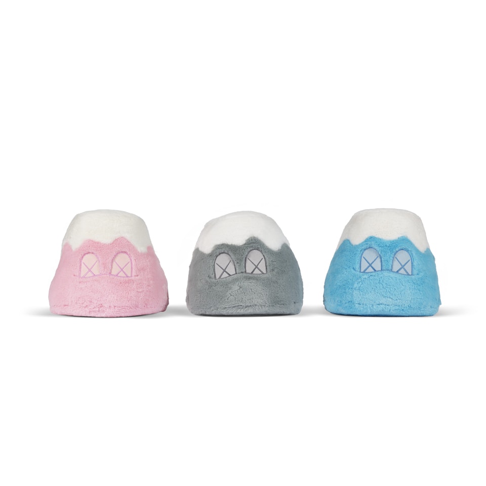 KAWS: HOLIDAY Japan Mount Fuji Plush Toy (Three Works) by Kaws