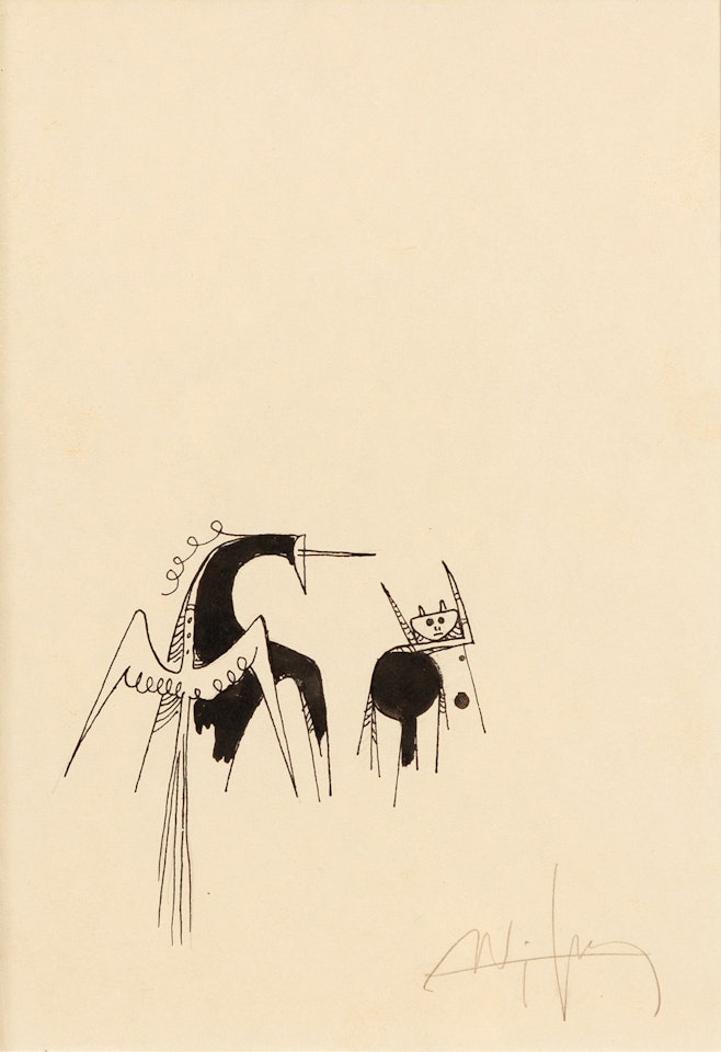 L'oiseau by Wifredo Lam