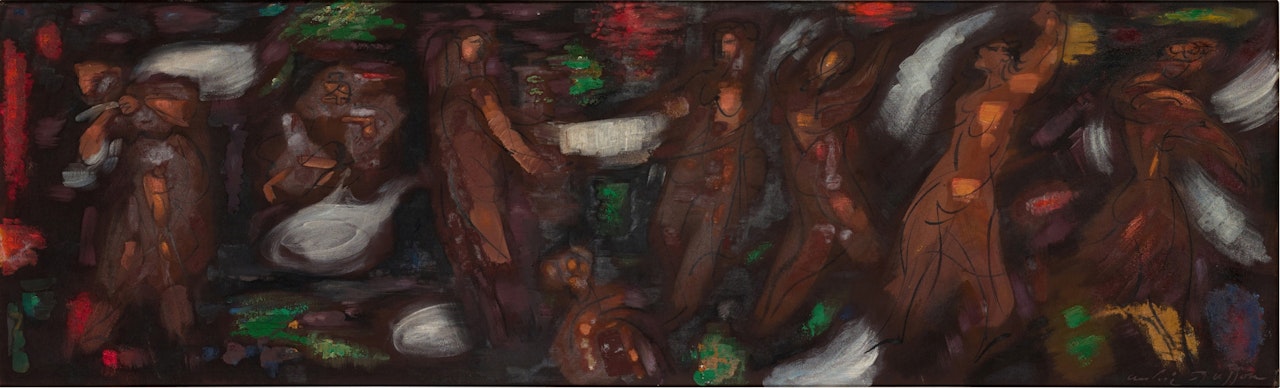 Les lavandières by André Masson