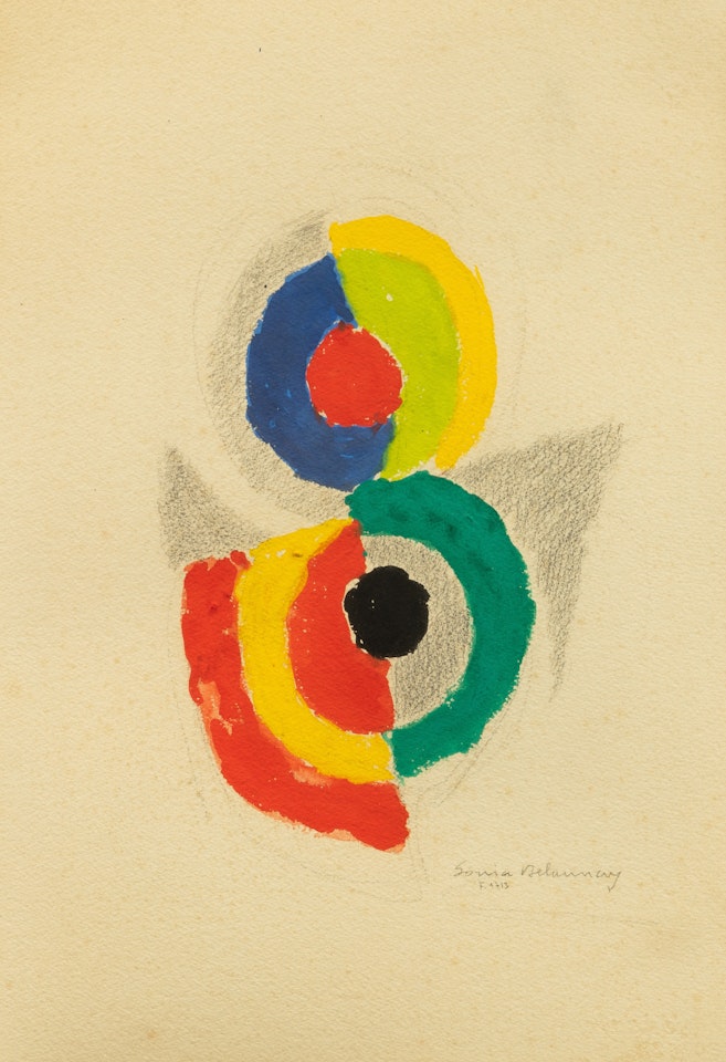 Rythme couleur, étude by Sonia Delaunay