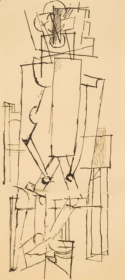 Homme assis by Pablo Picasso