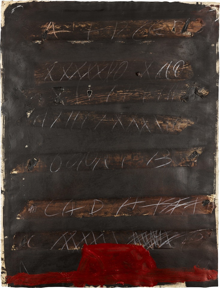 Franges Encolades by Antoni Tapies