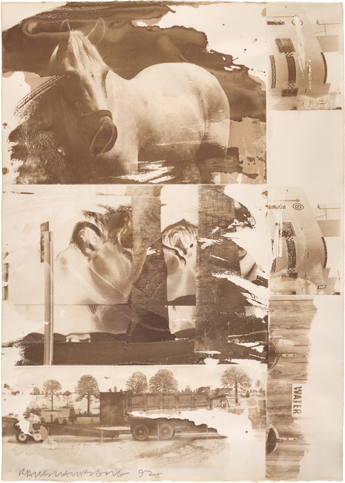 Florida Limits (Waterworks) by Robert Rauschenberg