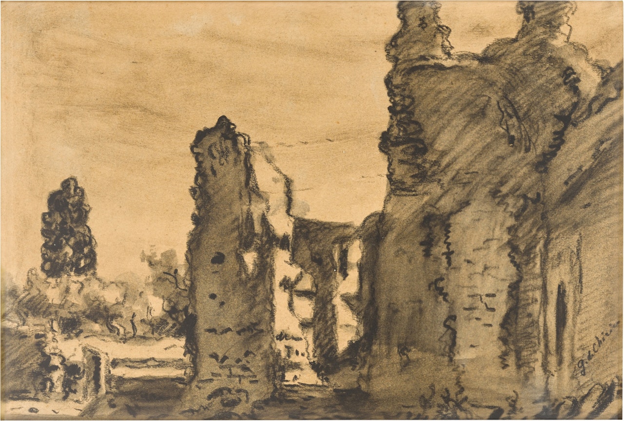 Villa Adriana a Tivoli by Giorgio de Chirico