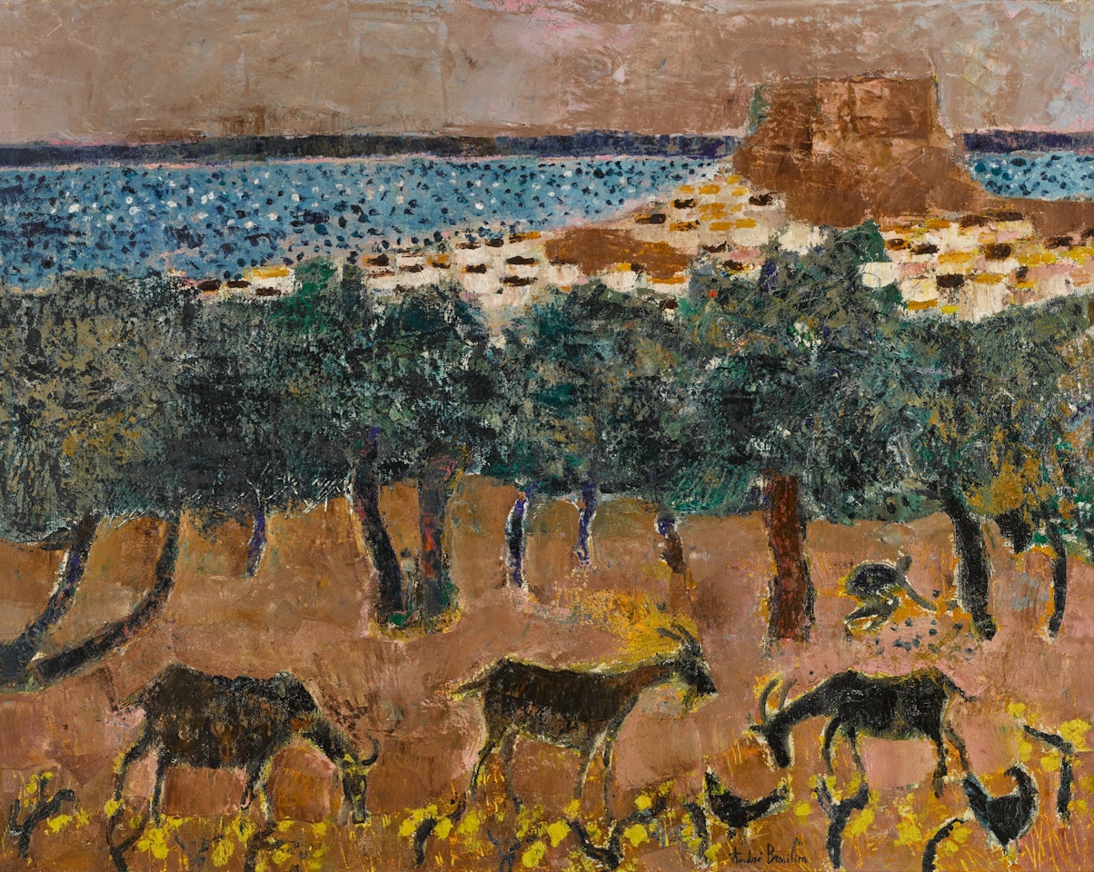 Molyvos, île de Lesbos by André Brasilier