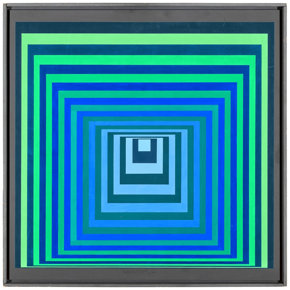 Vonal - 3 by Victor Vasarely